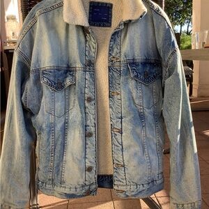 Zara Blue Denim Label